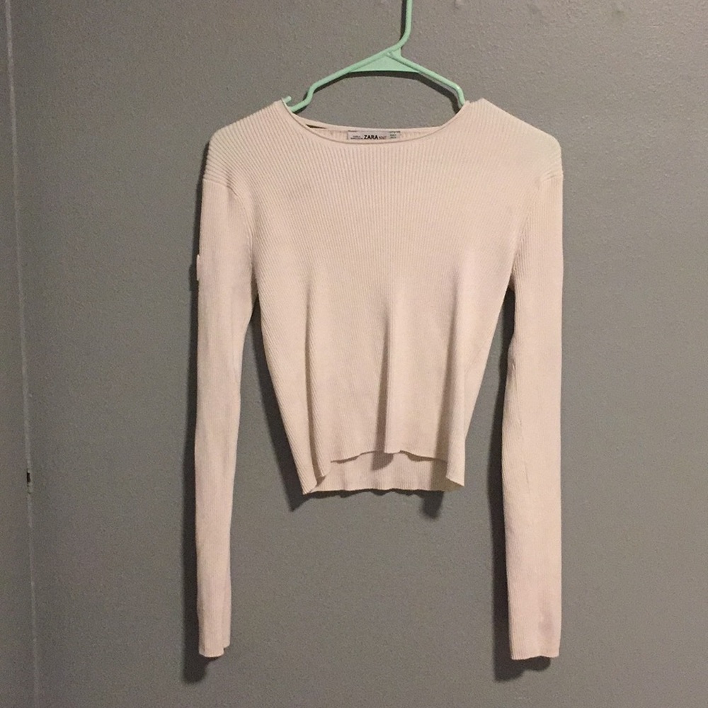 Zara cropped sweater